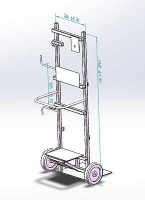 mobile Vacuum Dilo SF6 Gas Cart ,63kg, DN8mm, for gas refilling