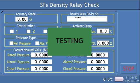 SF6 density relay calibrator fully automatic，Density meter，Density meter check