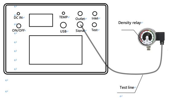 SF6 density relay calibrator fully automatic，Density meter，Density meter check